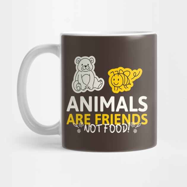 animals are friends not food by WOAT